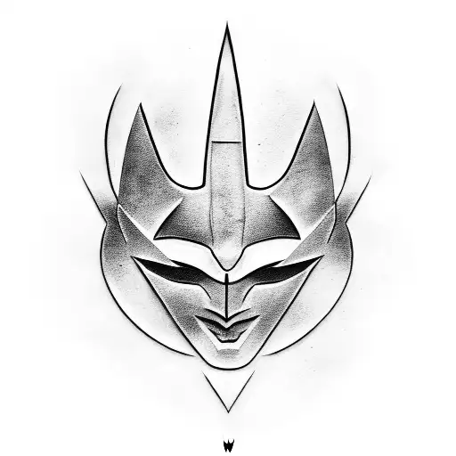 Batman in the WWE tattoo design idea