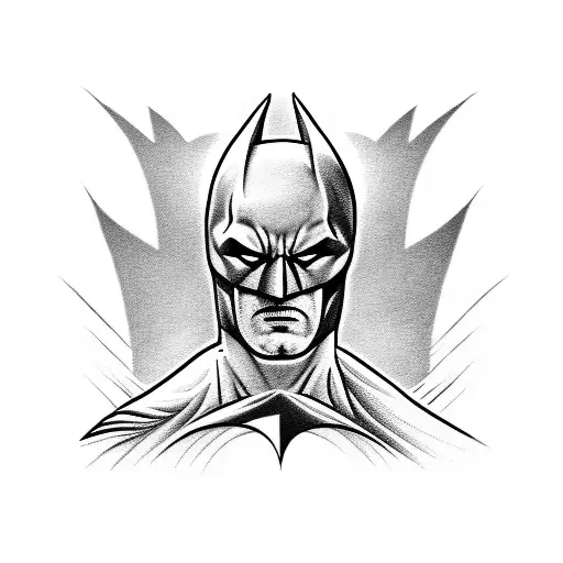 Batman and the Scream franchise in the WWE tattoo design idea