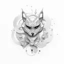 number 8 tattoo design idea