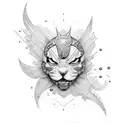 number 8 tattoo design idea