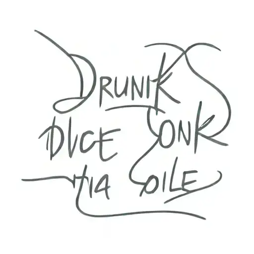 on the song drunk text by Henry moodie   tattoo design idea
