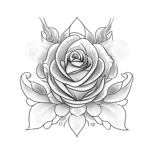 I want flower bundle with an aster, violet, lily of the valley, larkspur, and angladiolus tattoo design idea