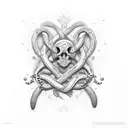  pretzel tattoo design idea