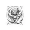  pretzel tattoo design idea