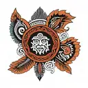 mapuche  tattoo design idea