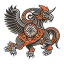 mapuche  tattoo design idea