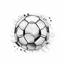 crazy soccer tattoo tattoo design idea