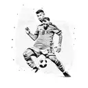 crazy soccer tattoo tattoo design idea