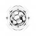 crazy soccer tattoo tattoo design idea
