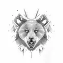 Brother Bear tattoo design idea