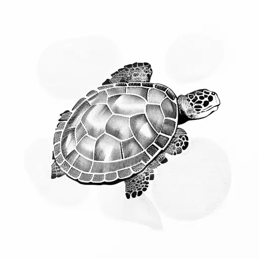 sea turtle design tattoo design idea