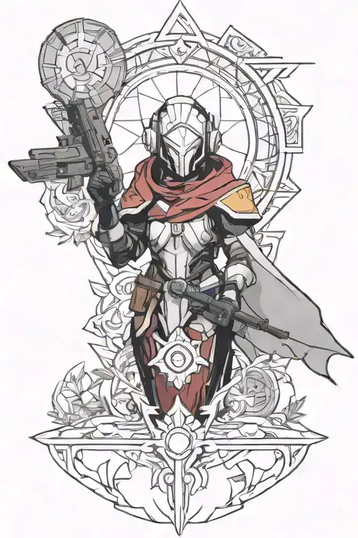 Destiny 2 tattoo design idea