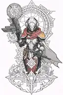 Destiny 2 tattoo design idea