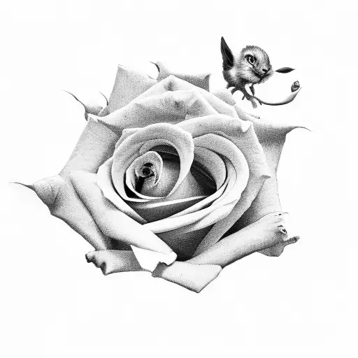 childrens names with roses tattoo design idea