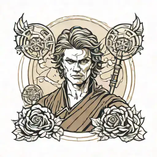 anakin skywalker tattoo design idea