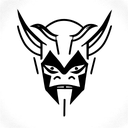 Oni Mask tattoo design idea