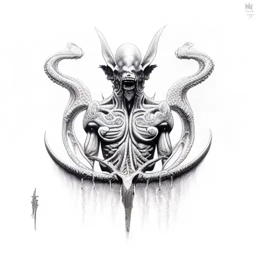 nephilim tattoo design idea