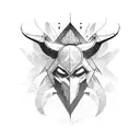 A dynamic tattoo showcasing a PC gaming setup with elements of Norse mythology and a subtle nod to Destiny 2 tattoo design idea