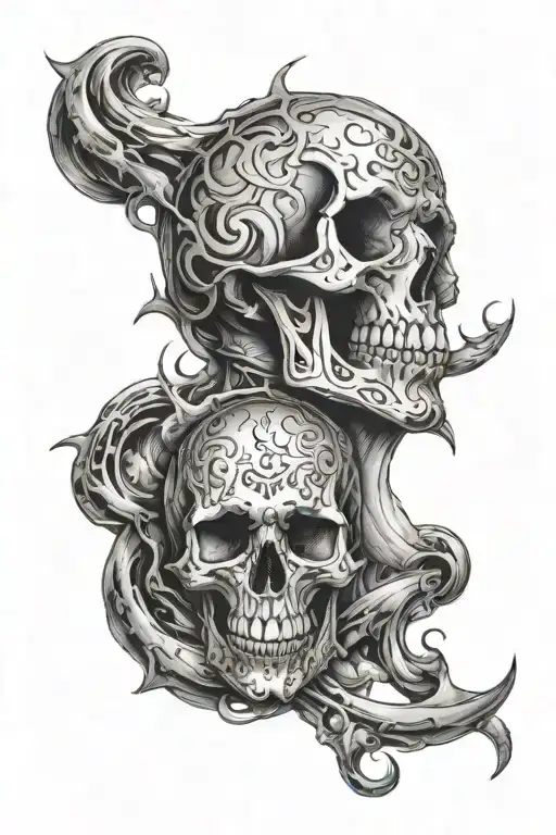 regret, endurance, stress tension, burnout tattoo design idea