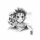 Gaara Love Naruto Curse Seal Mark tattoo design idea