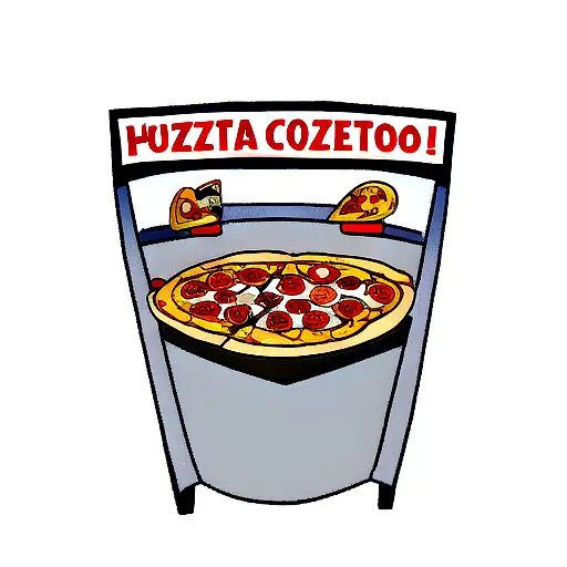 cocker spaniel and pizza tattoo design idea