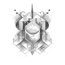 forever and always cursive tattoo design idea