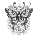 Slut Butterfly tattoo design idea