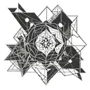 3 daughters minimalist tattoo design idea