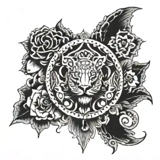 QOS love BBC tattoo design idea