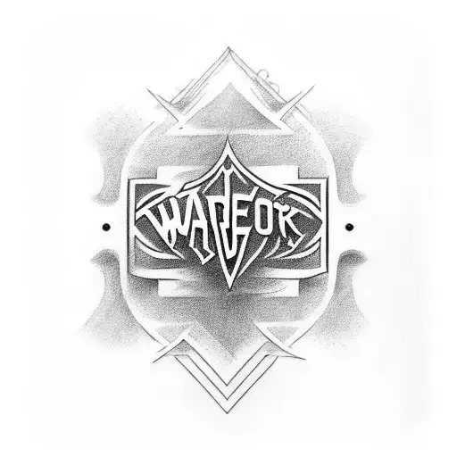 Warner Bros logo tattoo design idea