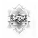 Warner Bros logo tattoo design idea