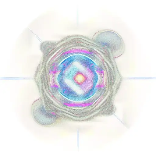 tesseract inside the circle tattoo design idea
