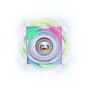 tesseract inside the circle tattoo design idea