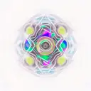 tesseract inside the circle tattoo design idea