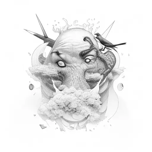 shhh you're dreaming tattoo design idea
