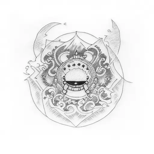 One piece  tattoo design idea