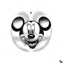 Mickey mouse  tattoo design idea