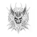 lucifer tattoo design idea