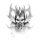 lucifer tattoo design idea