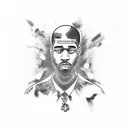 kid Cudi Mr Rager tattoo design idea