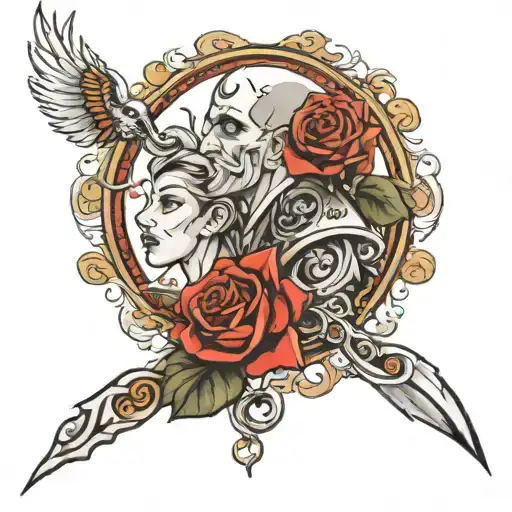 ILDA + STELIOS = YOLO tattoo design idea