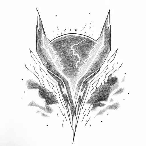 Lightning Bolt tattoo design idea