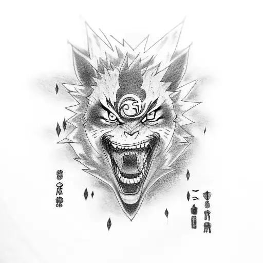 Naruto rengoku tattoo design idea