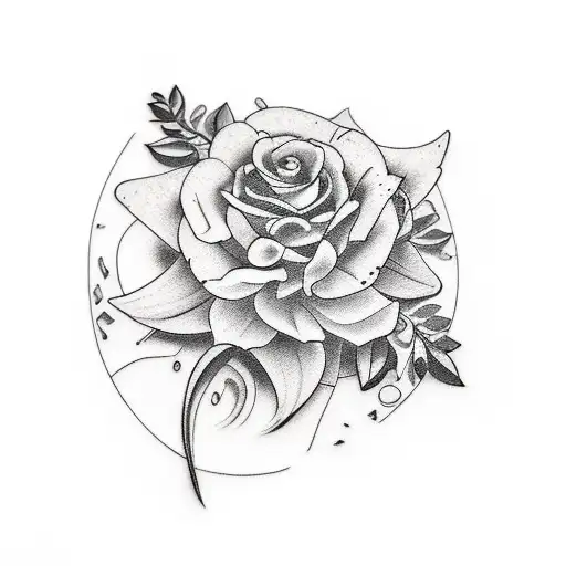 number 9 tattoo design idea