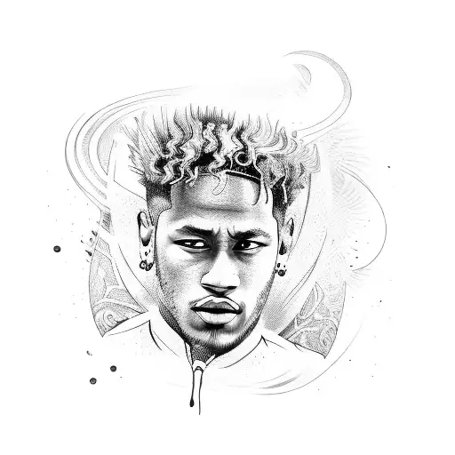 Neymar tattoo design idea