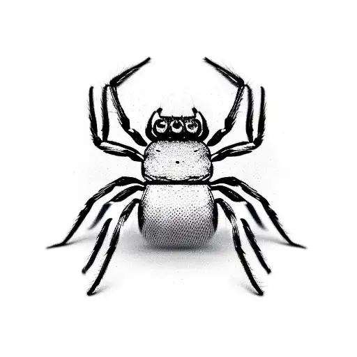 Spider tattoo design idea
