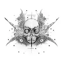 schizophrenia  tattoo design idea