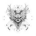 schizophrenia  tattoo design idea