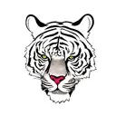 Three animals tattoo design Tiger: Located in the center of the design, assumes a protective and warm posture, possibly  tattoo design idea