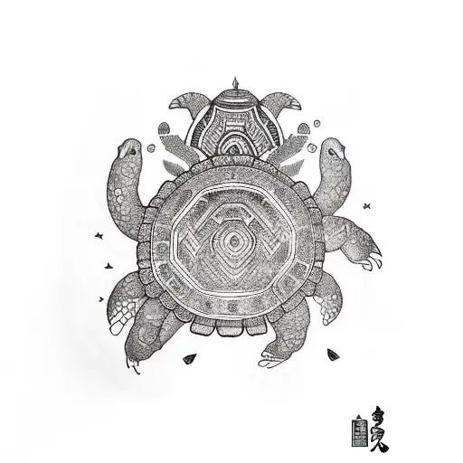 Tortoise of Truth tattoo design idea